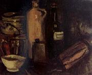 Still Life with Pots,Jar and Bottles (nn04) Vincent Van Gogh